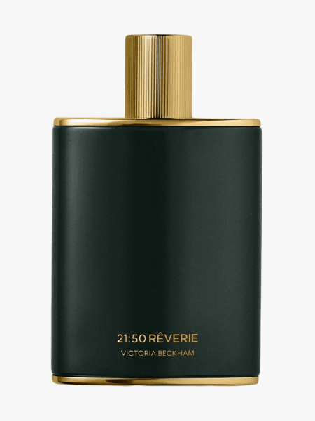 Victoria Beckham 21:50 Rêverie in branded bottle component on a light gray background