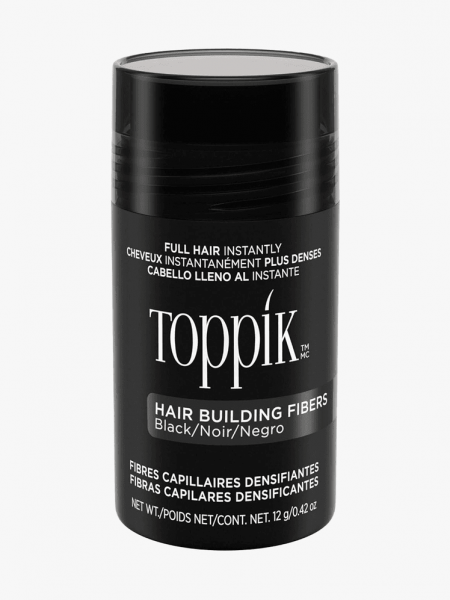 Toppik Hair Building Fibers in black packaging