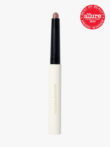 Victoria Beckham Contour Stylus Precision Contour Stick branded component in white and black on a light gray background with red Allure Best of Beauty seal in the top right corner