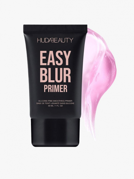 The Huda Beauty Easy Blur Primer on a light gray background