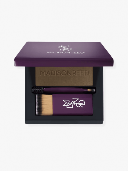 Madison Reed The Great Cover Up Root Touch Up + Brow Filler in branded component on a light gray background